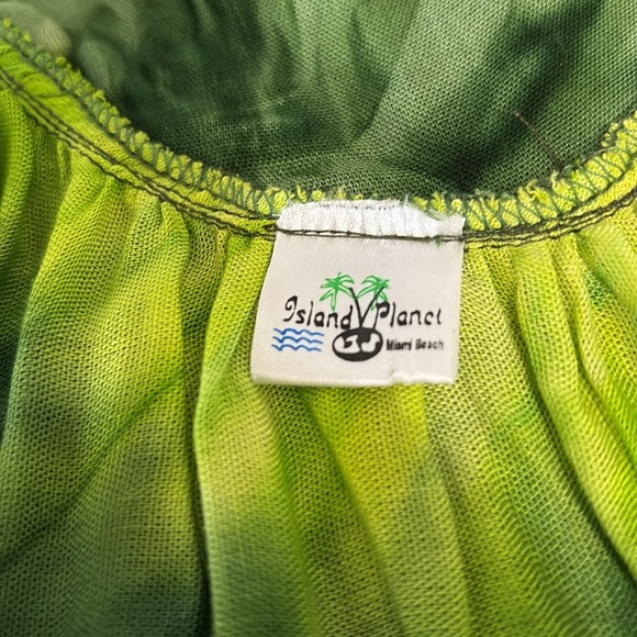 NWOT Women’s Island Planet XL Short Tie Dyed Cover-up/ Dress - Picture 3 of 6